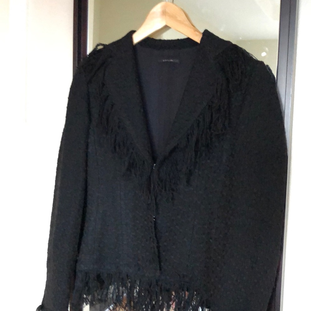 Elie Tahari fringed jacket